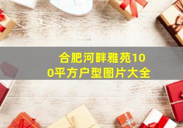 合肥河畔雅苑100平方户型图片大全