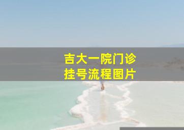 吉大一院门诊挂号流程图片