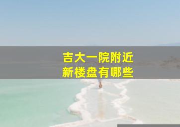 吉大一院附近新楼盘有哪些