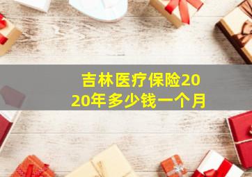 吉林医疗保险2020年多少钱一个月