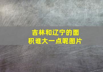 吉林和辽宁的面积谁大一点呢图片