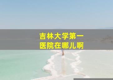 吉林大学第一医院在哪儿啊