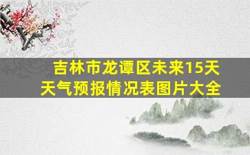 吉林市龙谭区未来15天天气预报情况表图片大全