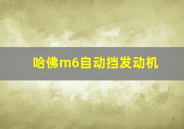 哈佛m6自动挡发动机