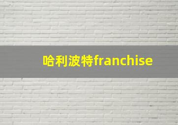 哈利波特franchise