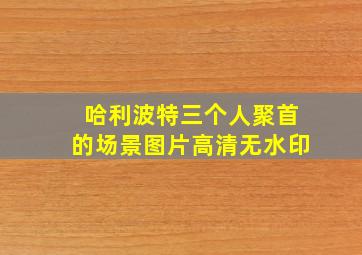 哈利波特三个人聚首的场景图片高清无水印