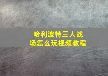 哈利波特三人战场怎么玩视频教程