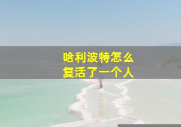 哈利波特怎么复活了一个人