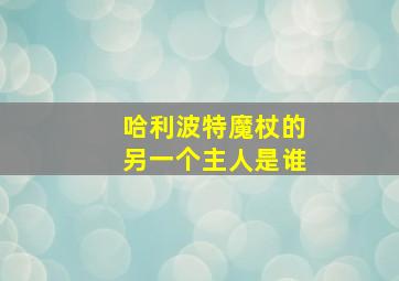 哈利波特魔杖的另一个主人是谁