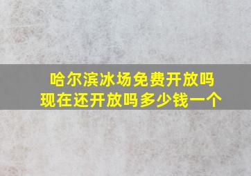 哈尔滨冰场免费开放吗现在还开放吗多少钱一个