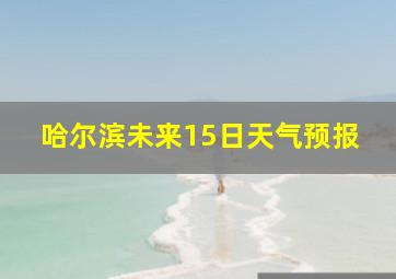 哈尔滨未来15日天气预报