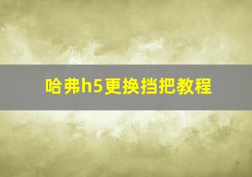 哈弗h5更换挡把教程