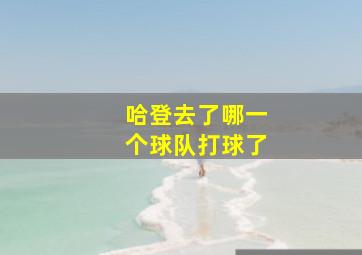 哈登去了哪一个球队打球了