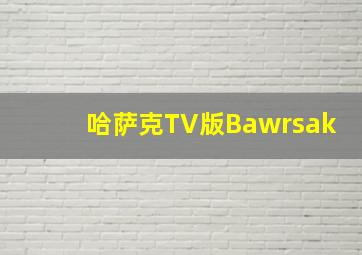 哈萨克TV版Bawrsak