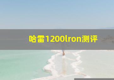 哈雷1200lron测评