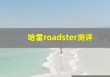 哈雷roadster测评