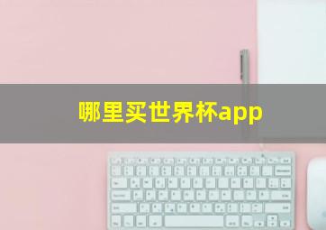 哪里买世界杯app