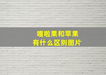 嘎啦果和苹果有什么区别图片