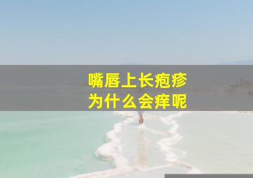 嘴唇上长疱疹为什么会痒呢