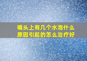 嘴头上有几个水泡什么原因引起的怎么治疗好