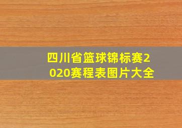 四川省篮球锦标赛2020赛程表图片大全