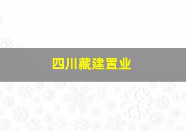 四川藏建置业