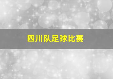 四川队足球比赛