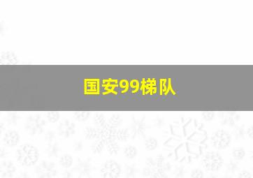 国安99梯队