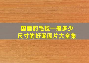 国画的毛毡一般多少尺寸的好呢图片大全集