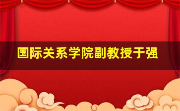 国际关系学院副教授于强