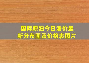 国际原油今日油价最新分布图及价格表图片