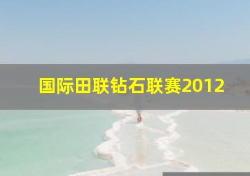 国际田联钻石联赛2012