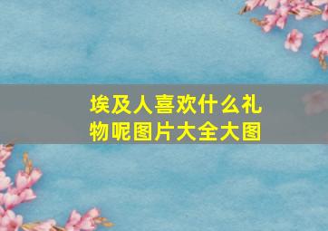 埃及人喜欢什么礼物呢图片大全大图