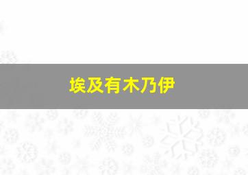 埃及有木乃伊