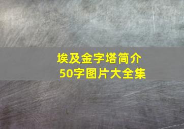 埃及金字塔简介50字图片大全集