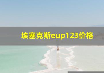 埃塞克斯eup123价格