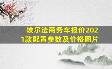 埃尔法商务车报价2021款配置参数及价格图片