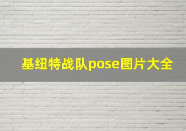 基纽特战队pose图片大全