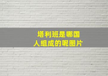 塔利班是哪国人组成的呢图片