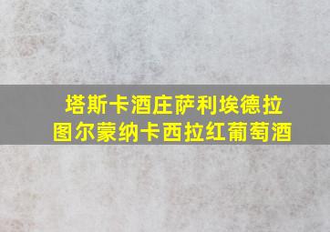 塔斯卡酒庄萨利埃德拉图尔蒙纳卡西拉红葡萄酒