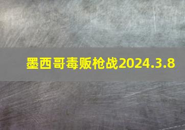 墨西哥毒贩枪战2024.3.8