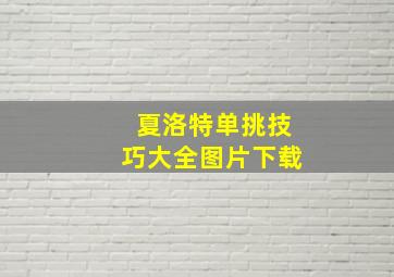 夏洛特单挑技巧大全图片下载