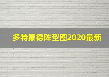 多特蒙德阵型图2020最新