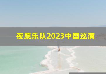 夜愿乐队2023中国巡演