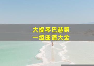 大提琴巴赫第一组曲谱大全