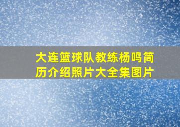 大连篮球队教练杨鸣简历介绍照片大全集图片