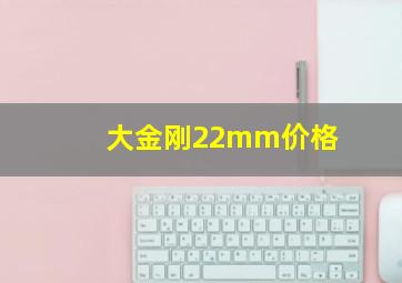 大金刚22mm价格