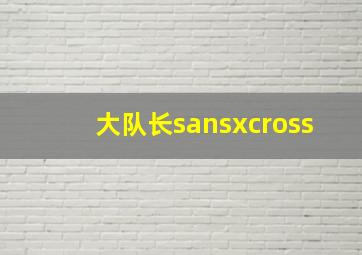 大队长sansxcross