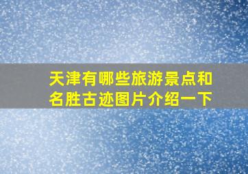 天津有哪些旅游景点和名胜古迹图片介绍一下