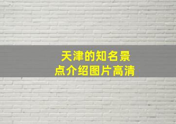 天津的知名景点介绍图片高清